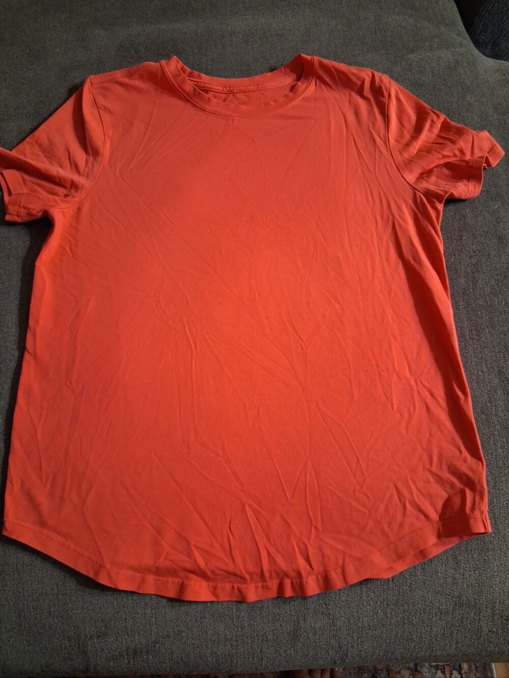 lululemon athletica Women Bright Pink Crew Neck Tee